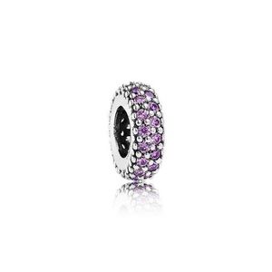 Pandora inspiration within fancy purple spacer